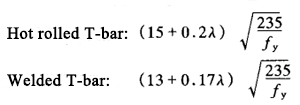 Calculation formula of steel structure